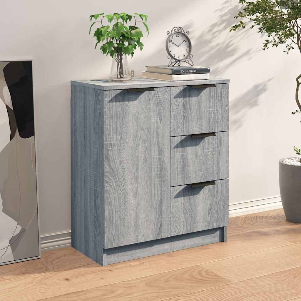 Sideboard Grey Sonoma 60x30x70 cm Engineered Wood