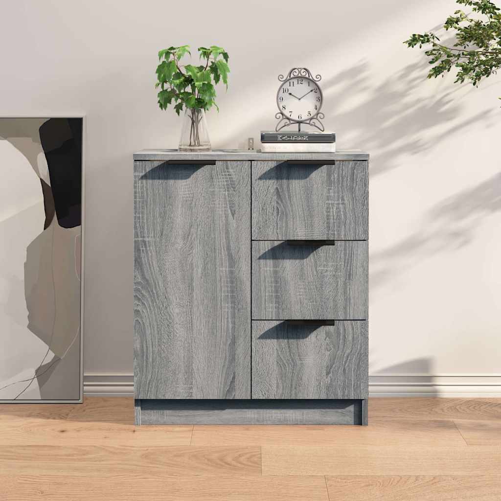 Sideboard Grey Sonoma 60x30x70 cm Engineered Wood