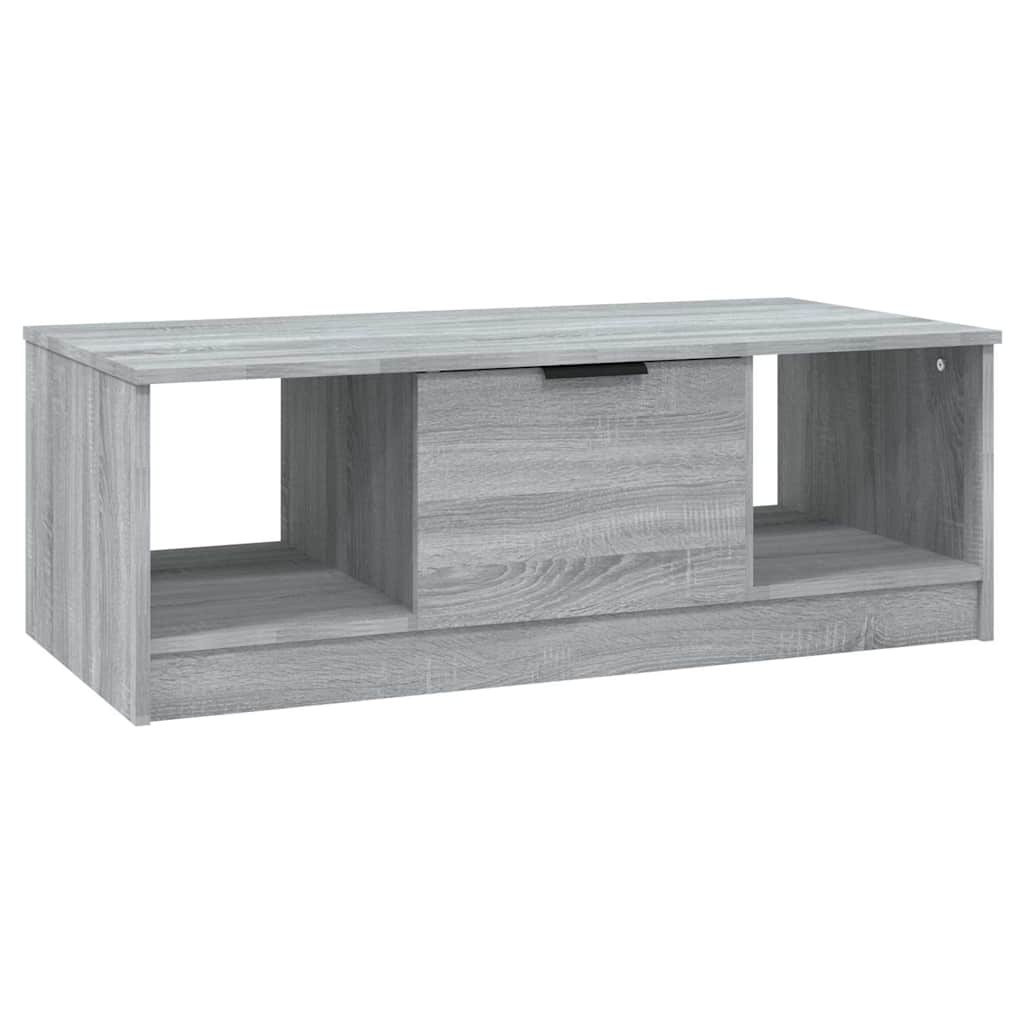 Coffee Table Grey Sonoma 102x50x36 cm Engineered Wood
