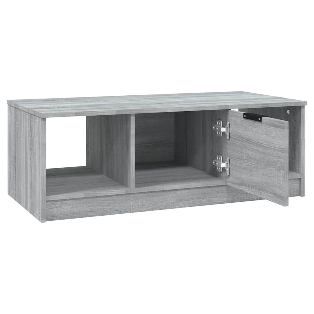 Coffee Table Grey Sonoma 102x50x36 cm Engineered Wood
