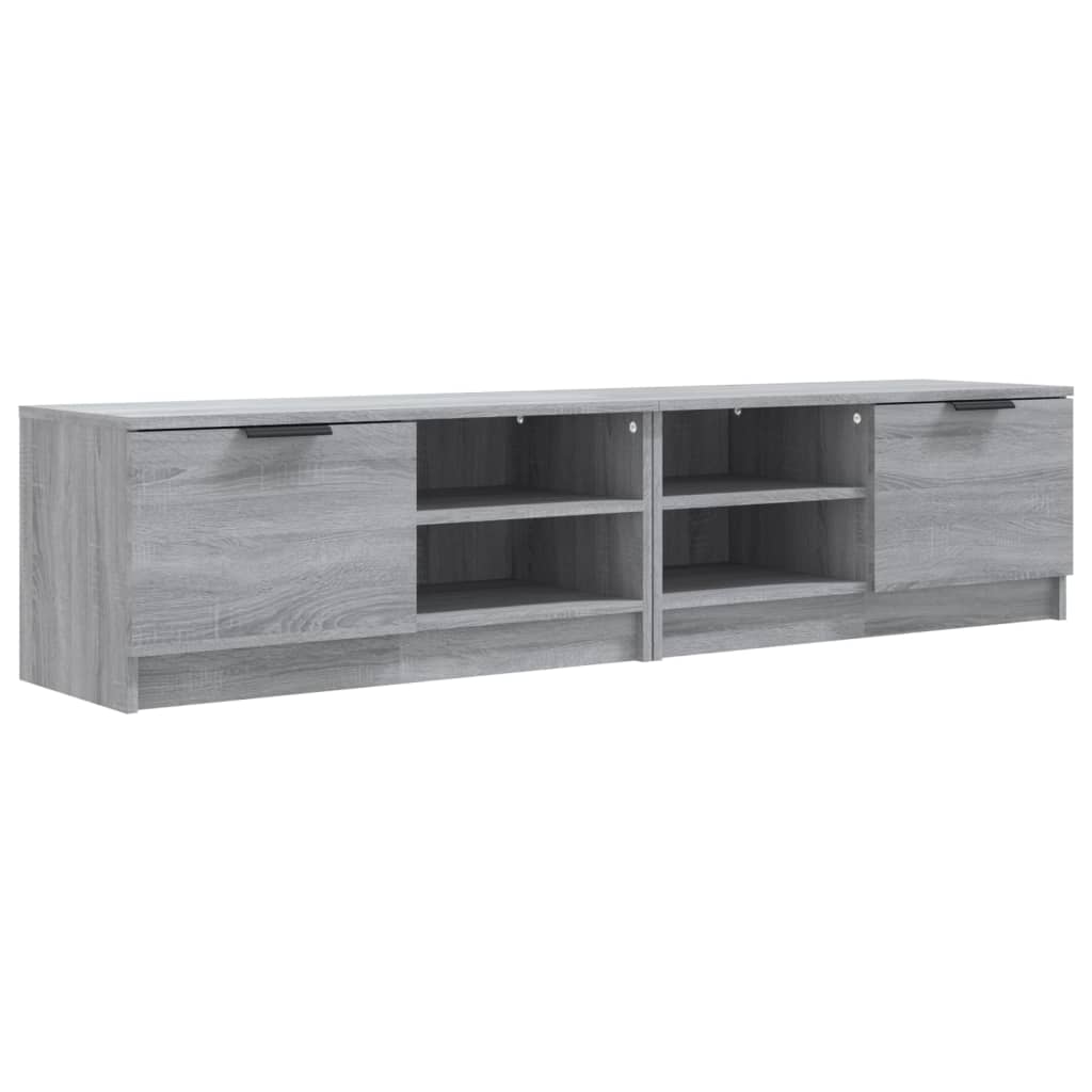 vidaXL TV Cabinets 2 pcs Grey Sonoma 80x35x36.5 cm Engineered Wood