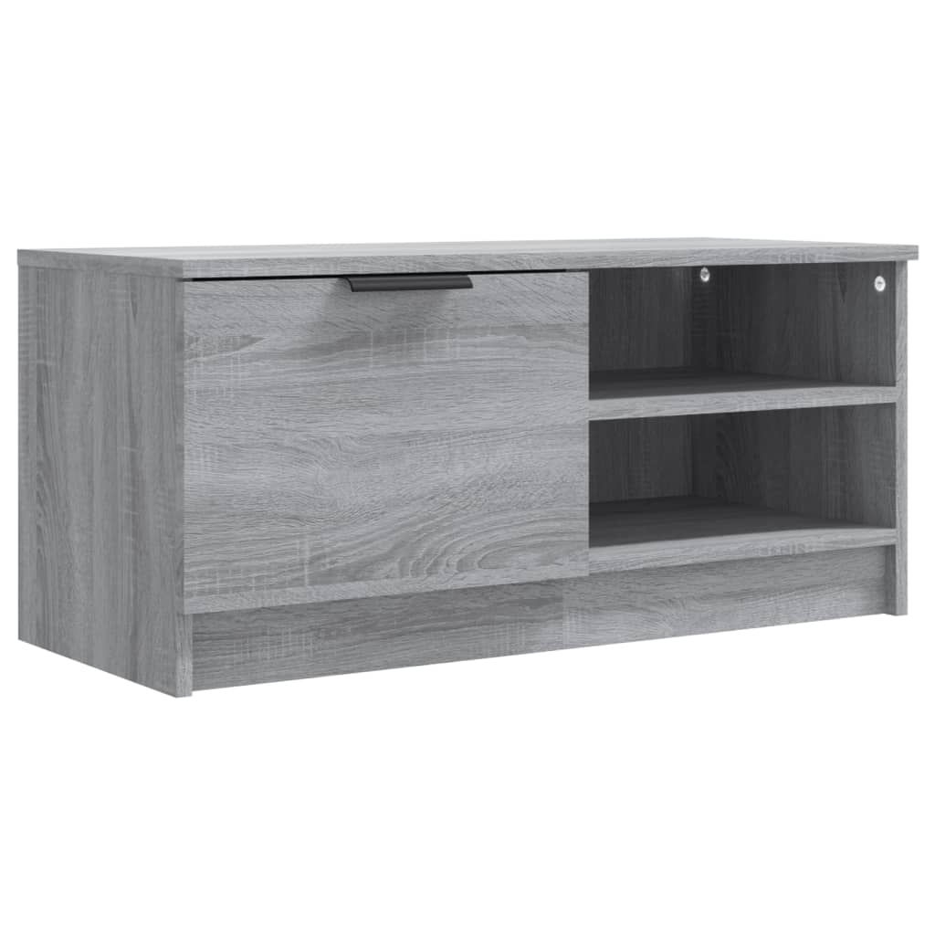 vidaXL TV Cabinets 2 pcs Grey Sonoma 80x35x36.5 cm Engineered Wood