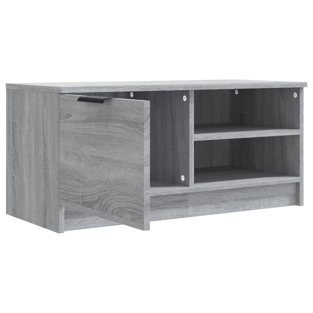 vidaXL TV Cabinets 2 pcs Grey Sonoma 80x35x36.5 cm Engineered Wood