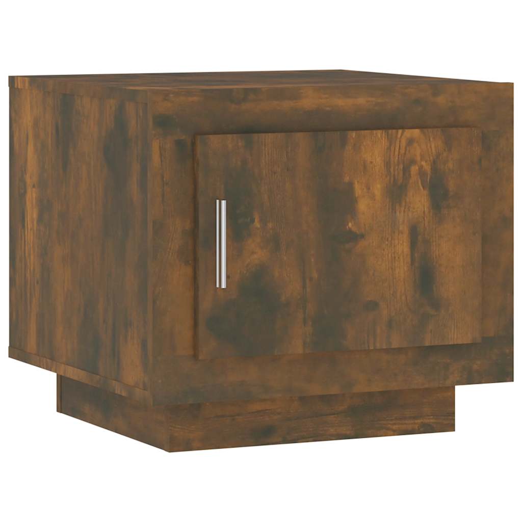Coffee Table Smoked Oak 51x50x45 cm Engineered Wood