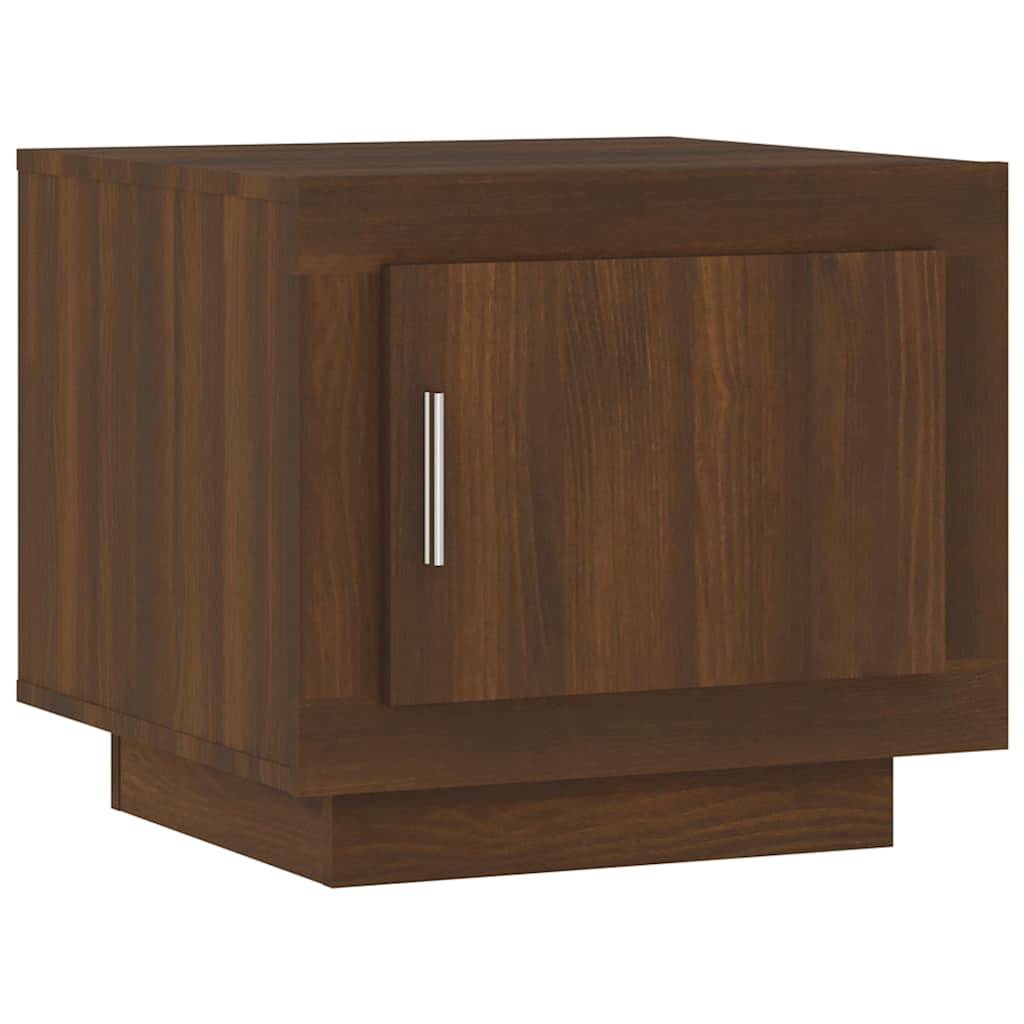 Coffee Table Brown Oak 51x50x45 cm Engineered Wood