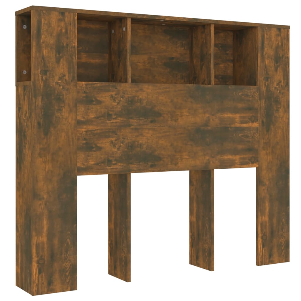 Headboard Cabinet | Smoked Oak | Engineered wood | Medium