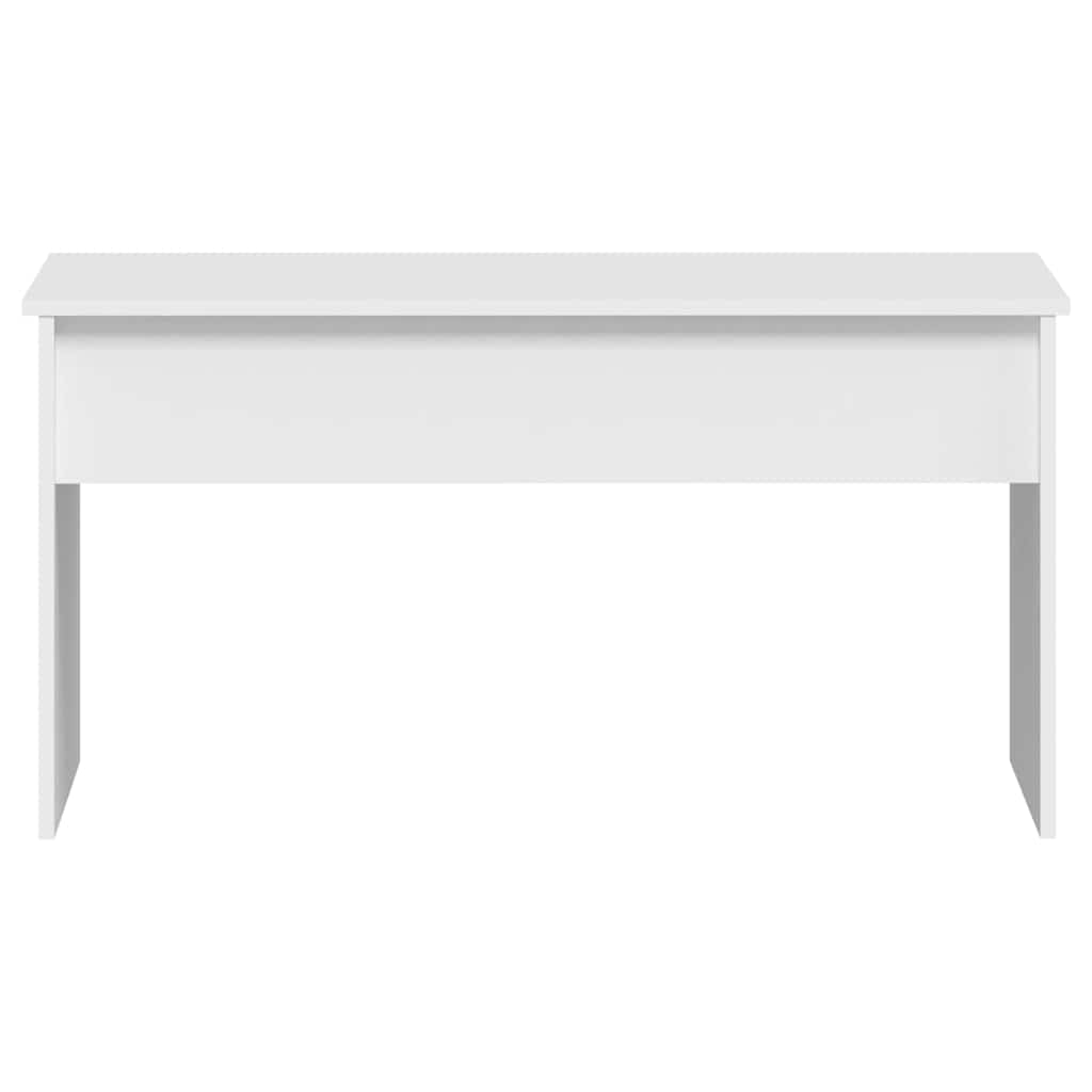 809629 vidaXL Coffee Table White 102x50,5x52,5 cm Engineered Wood