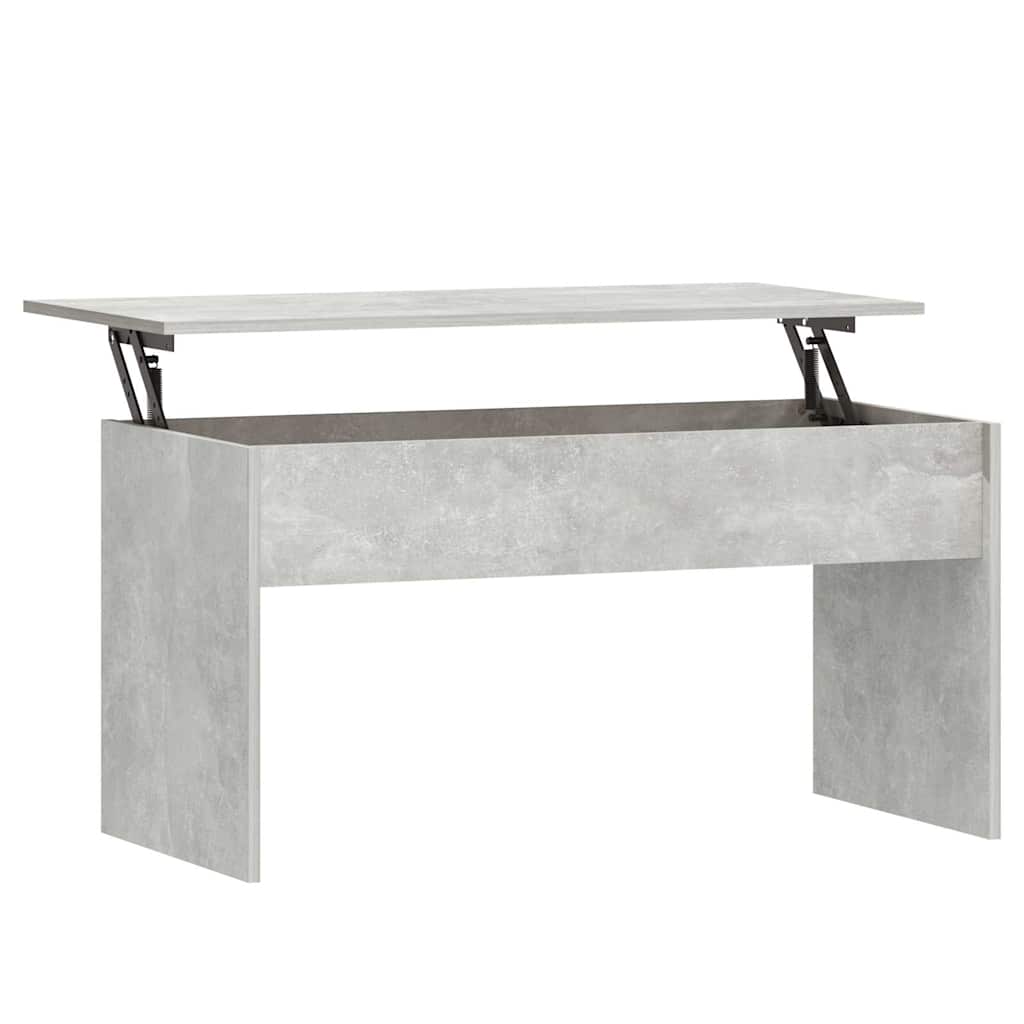 Coffee Table Concrete Grey 102x50,5x52,5 cm Engineered Wood