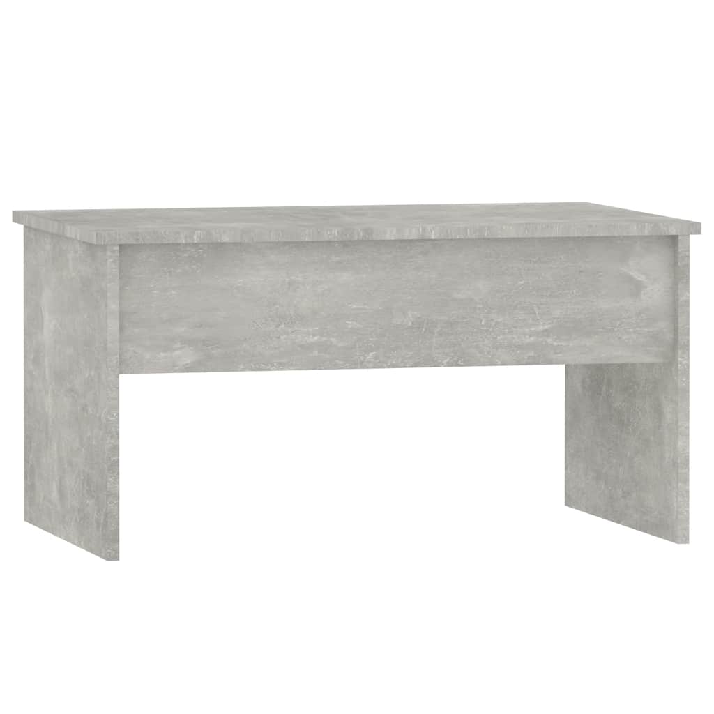 Coffee Table Concrete Grey 80x50,5x41,5 cm Engineered Wood
