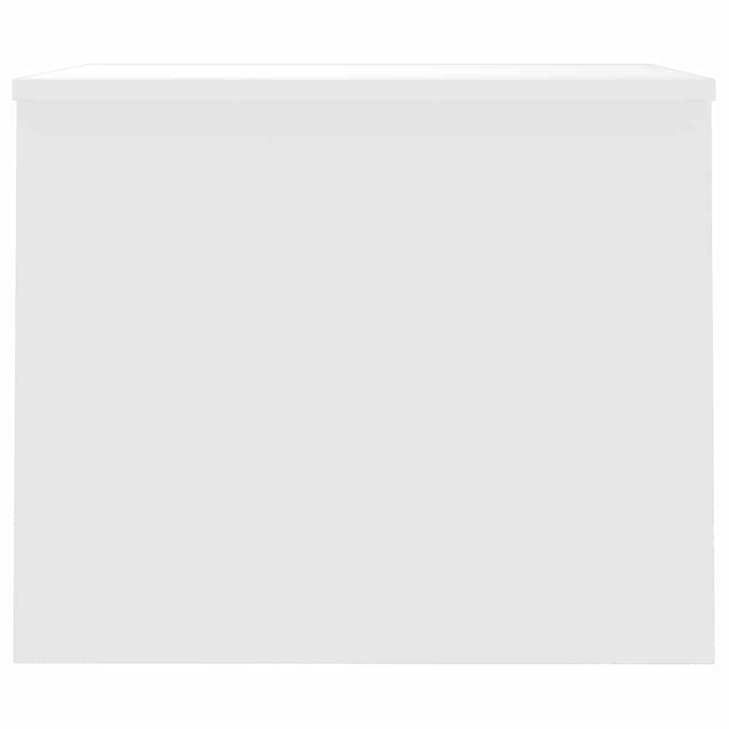 Coffee Table High Gloss White 80x50,5x41,5 cm Engineered Wood