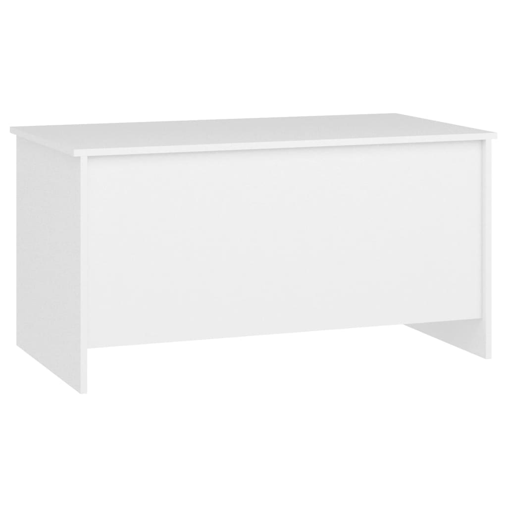809665 vidaXL Coffee Table White 102x55,5x52,5 cm Engineered Wood