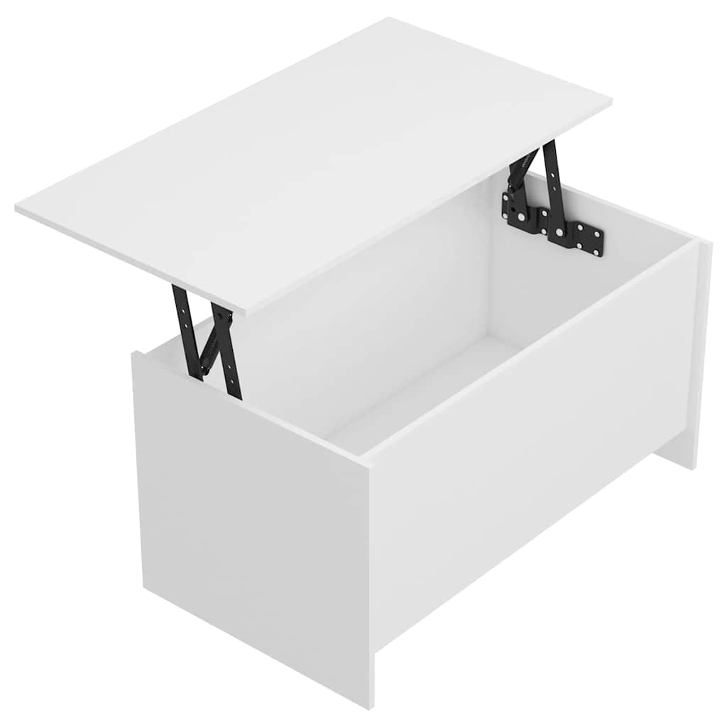 809665 vidaXL Coffee Table White 102x55,5x52,5 cm Engineered Wood