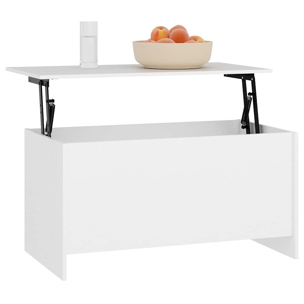 809665 vidaXL Coffee Table White 102x55,5x52,5 cm Engineered Wood
