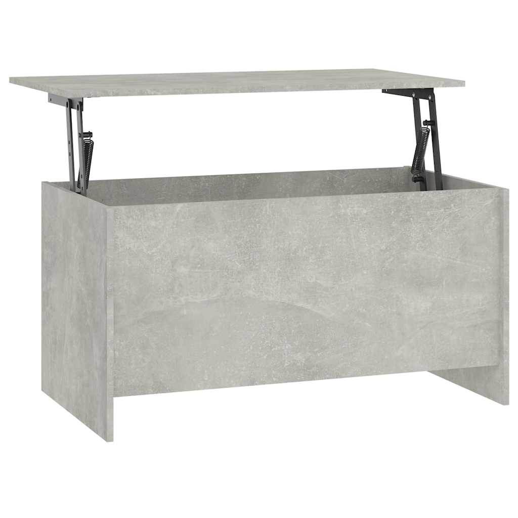 Coffee Table Concrete Grey 102x55,5x52,5 cm Engineered Wood