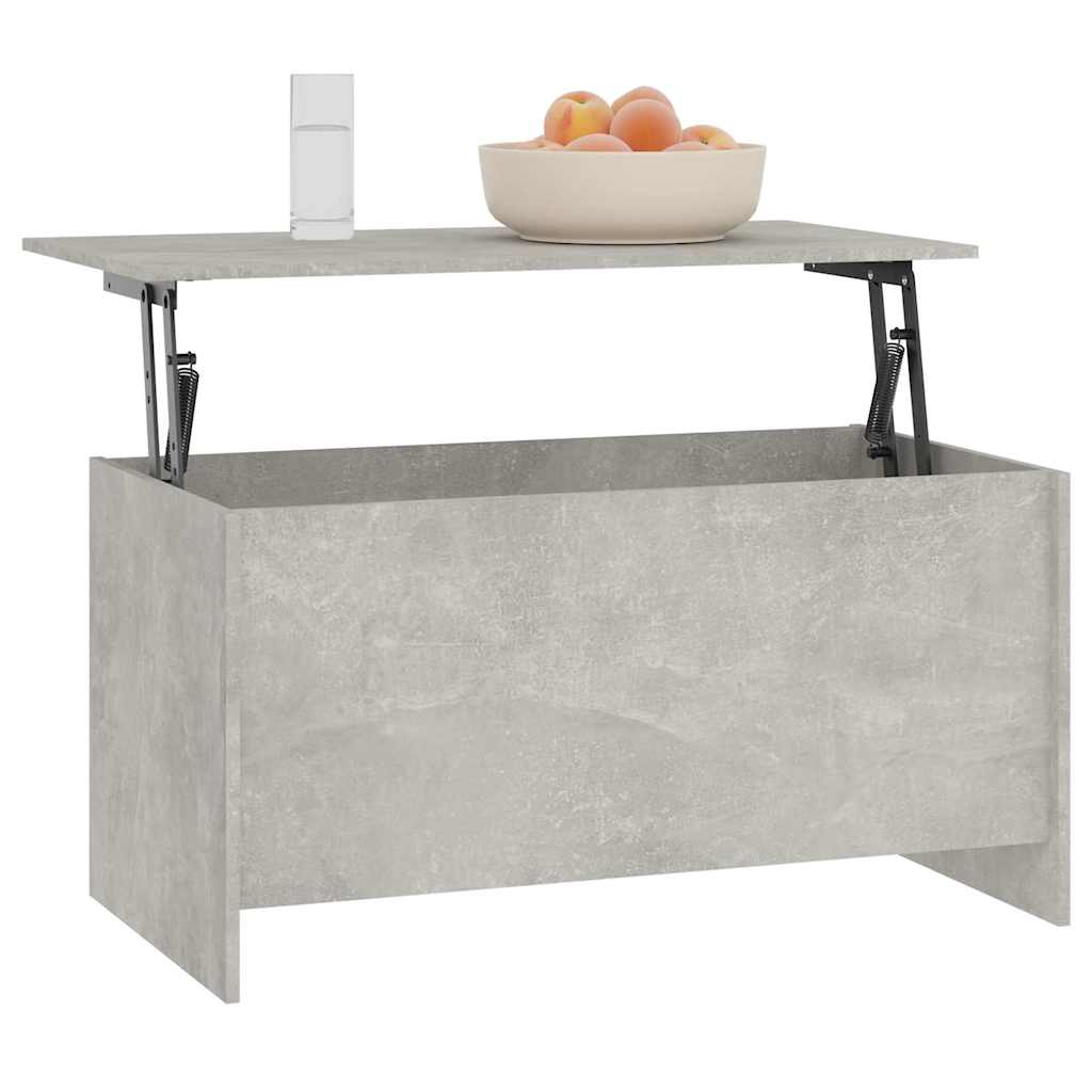 Coffee Table Concrete Grey 102x55,5x52,5 cm Engineered Wood