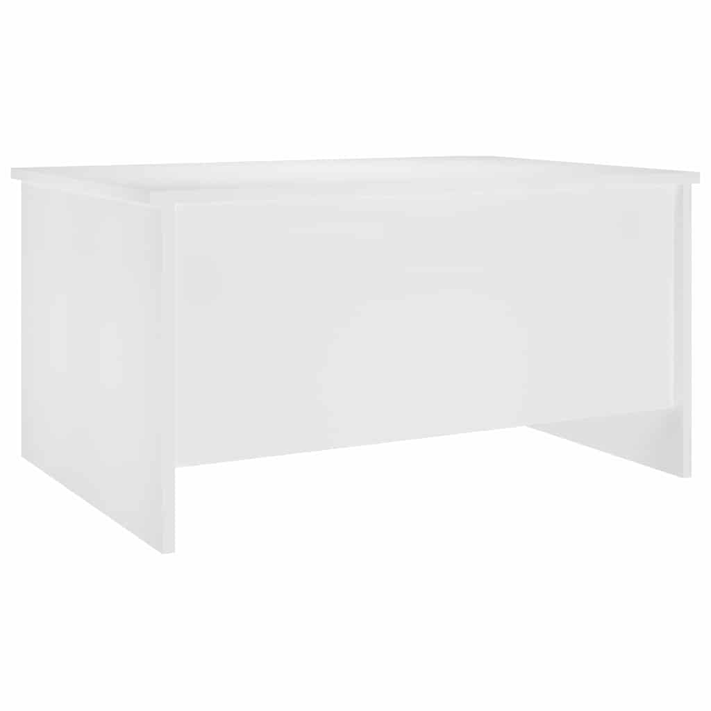 Coffee Table White 80x55,5x41,5 cm Engineered Wood