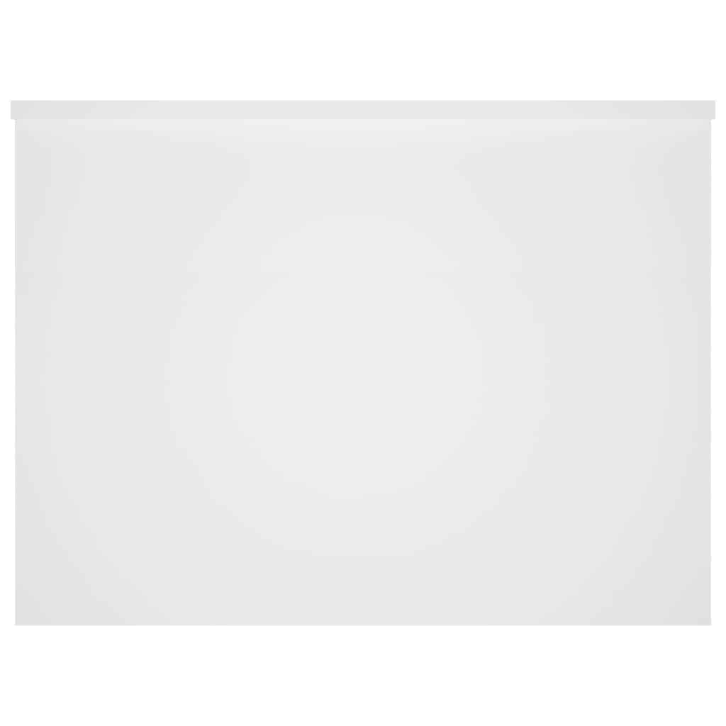 Coffee Table White 80x55,5x41,5 cm Engineered Wood