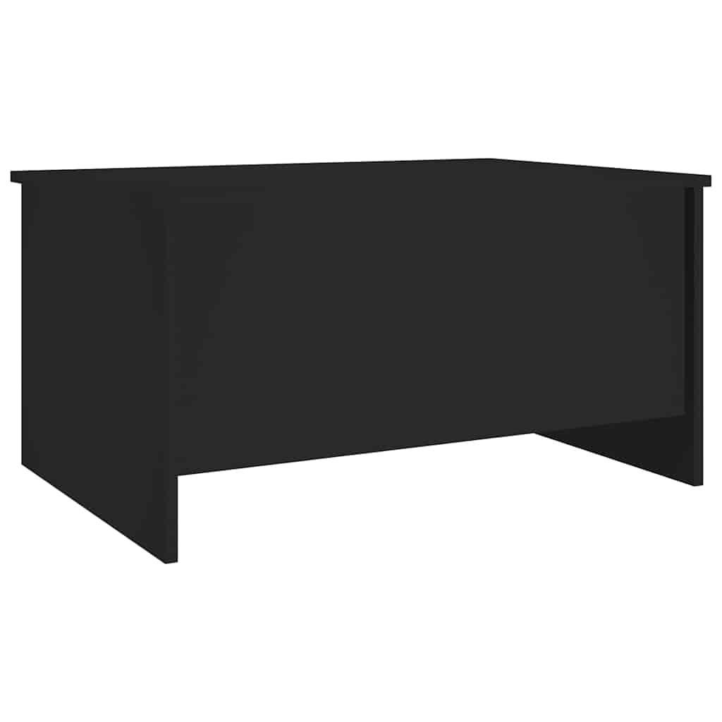 Coffee Table Black 80x55,5x41,5 cm Engineered Wood
