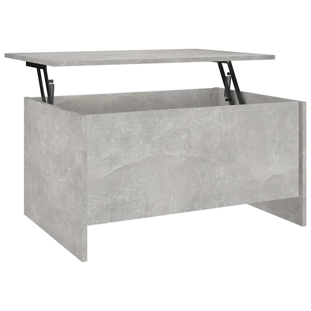 Coffee Table Concrete Grey 80x55,5x41,5 cm Engineered Wood