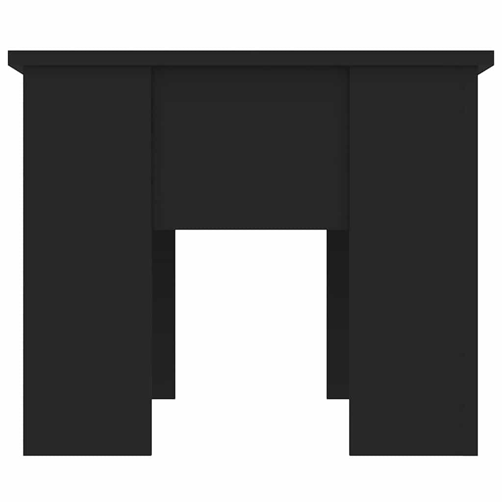 Coffee Table Black 79x49x41 cm Engineered Wood