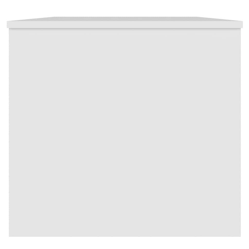 809719 vidaXL Coffee Table White 102x50,5x46,5 cm Engineered Wood