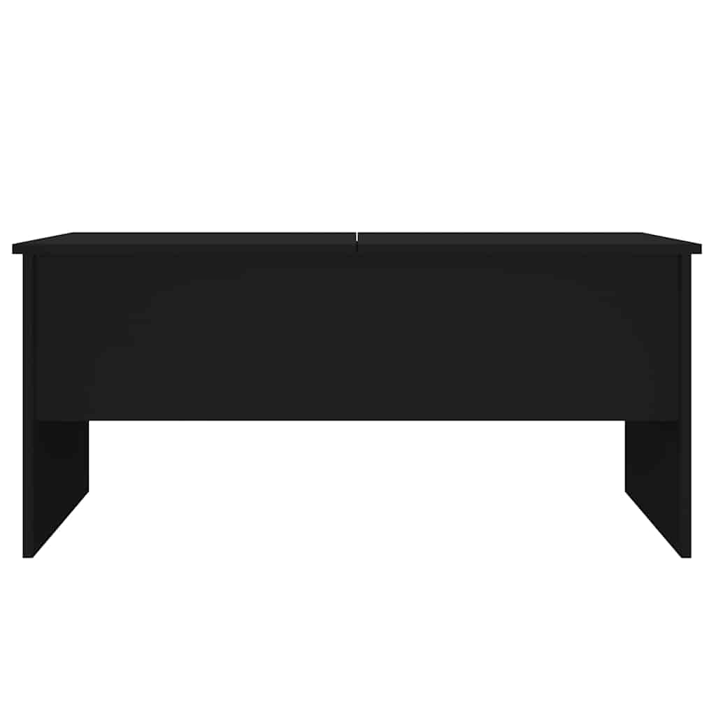 Coffee Table Black 102x50,5x46,5 cm Engineered Wood