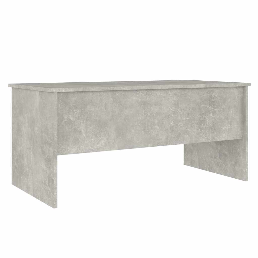 Coffee Table Concrete Grey 102x50,5x46,5 cm Engineered Wood