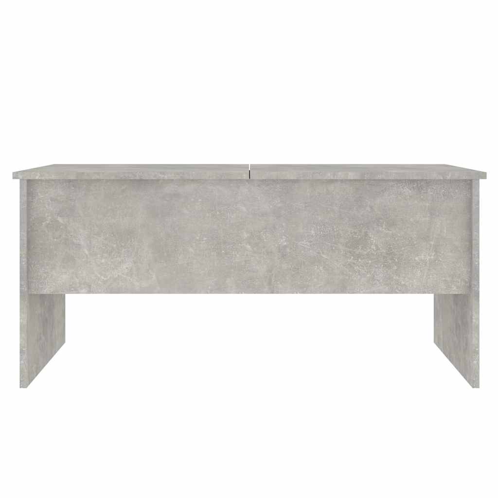 Coffee Table Concrete Grey 102x50,5x46,5 cm Engineered Wood