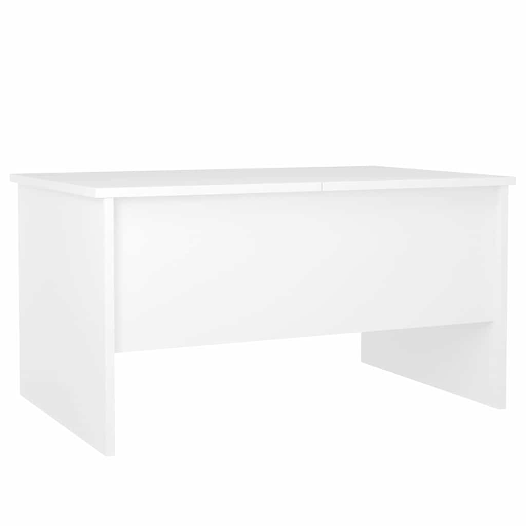 Coffee Table White 80x50x42,5 cm Engineered Wood