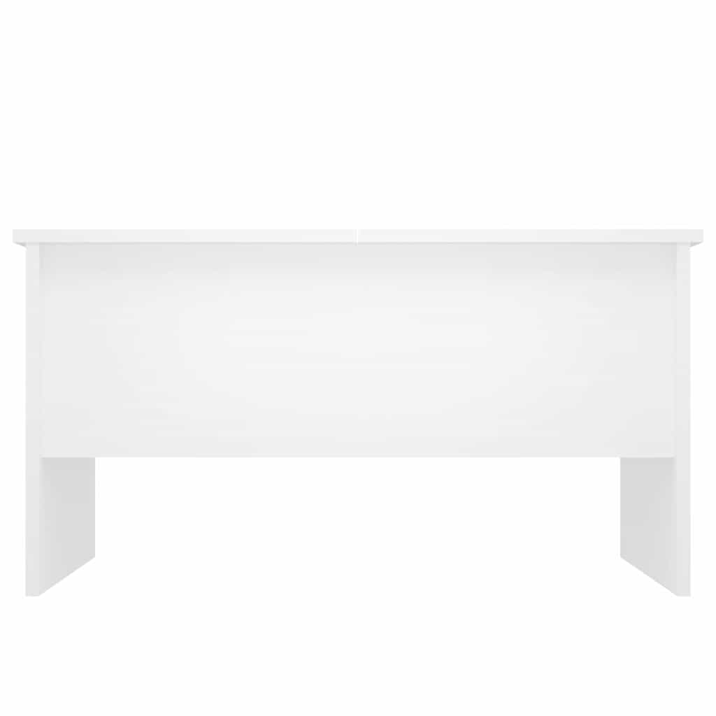 Coffee Table White 80x50x42,5 cm Engineered Wood