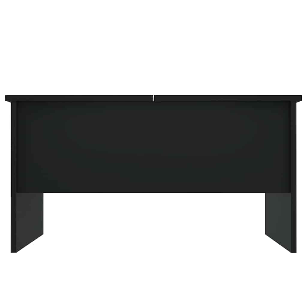 Coffee Table Black 80x50x42,5 cm Engineered Wood