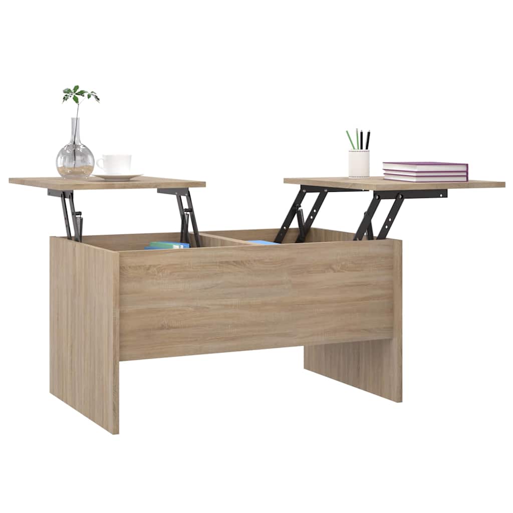 Coffee Table Sonoma Oak 80x50x42,5 cm Engineered Wood