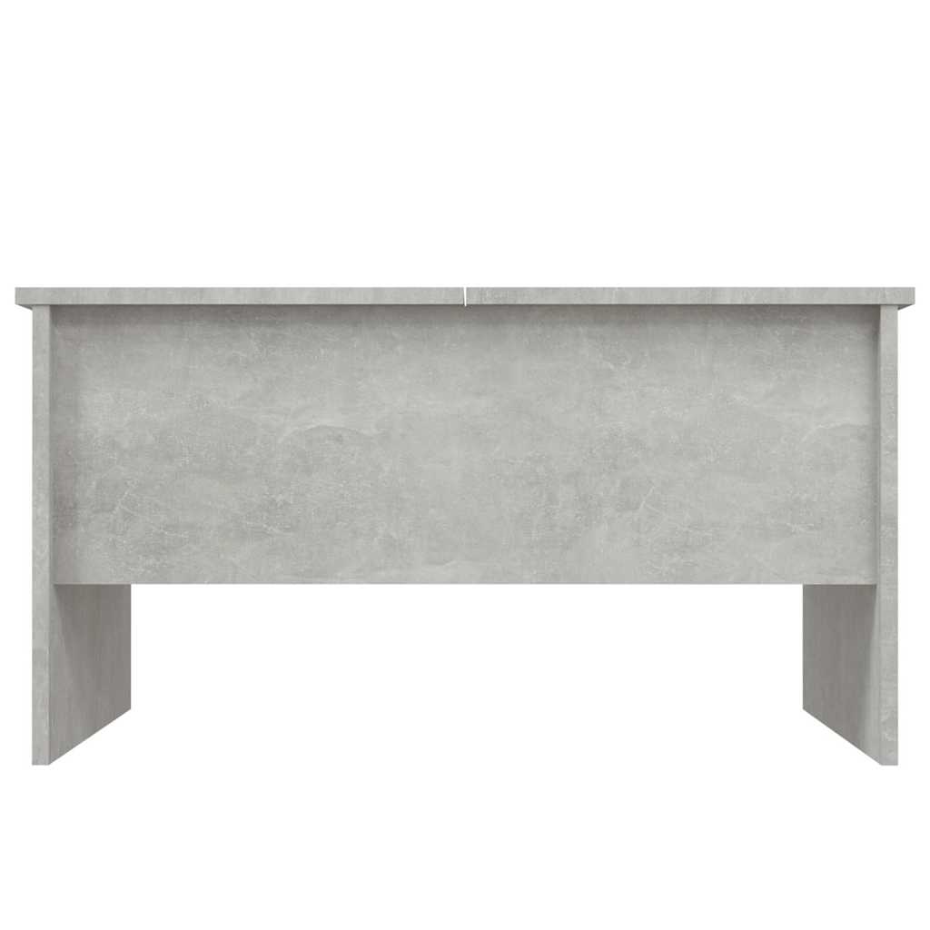 Coffee Table Concrete Grey 80x50x42,5 cm Engineered Wood