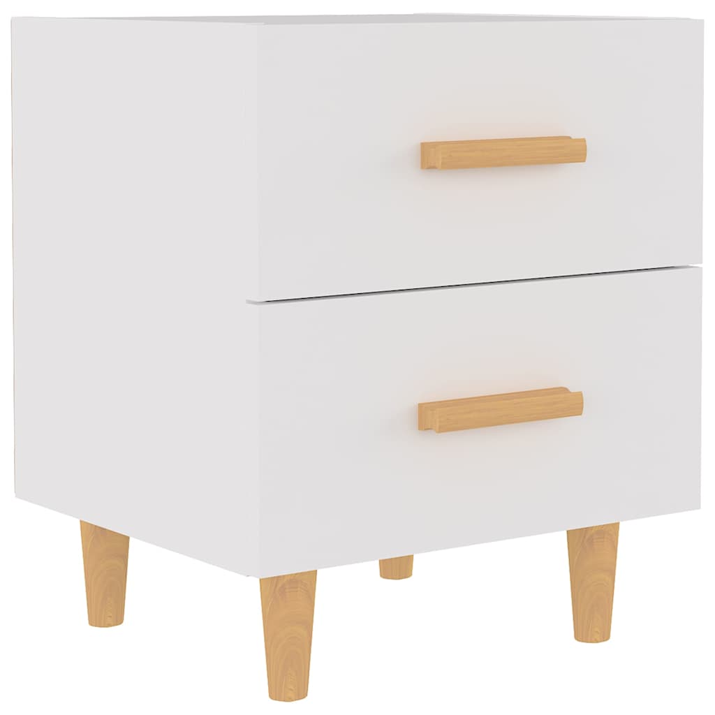 811970 vidaXL Bed Cabinet White 40x35x47,5 cm