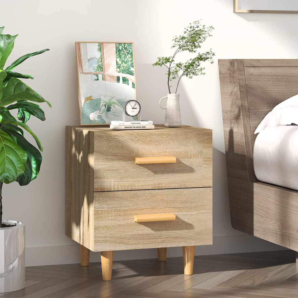 Bed Cabinet Sonoma Oak 40x35x47,5 cm
