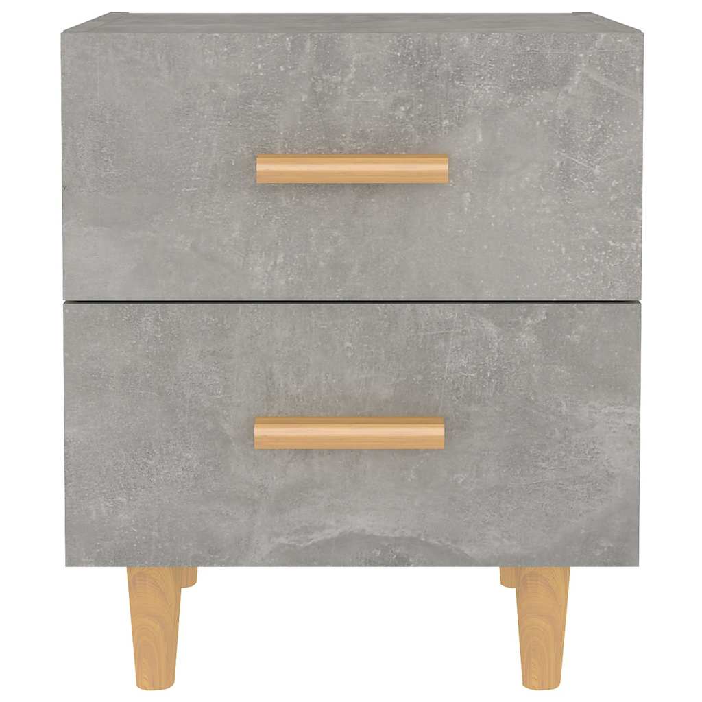 Bed Cabinets 2 pcs Concrete Grey 40x35x47,5 cm