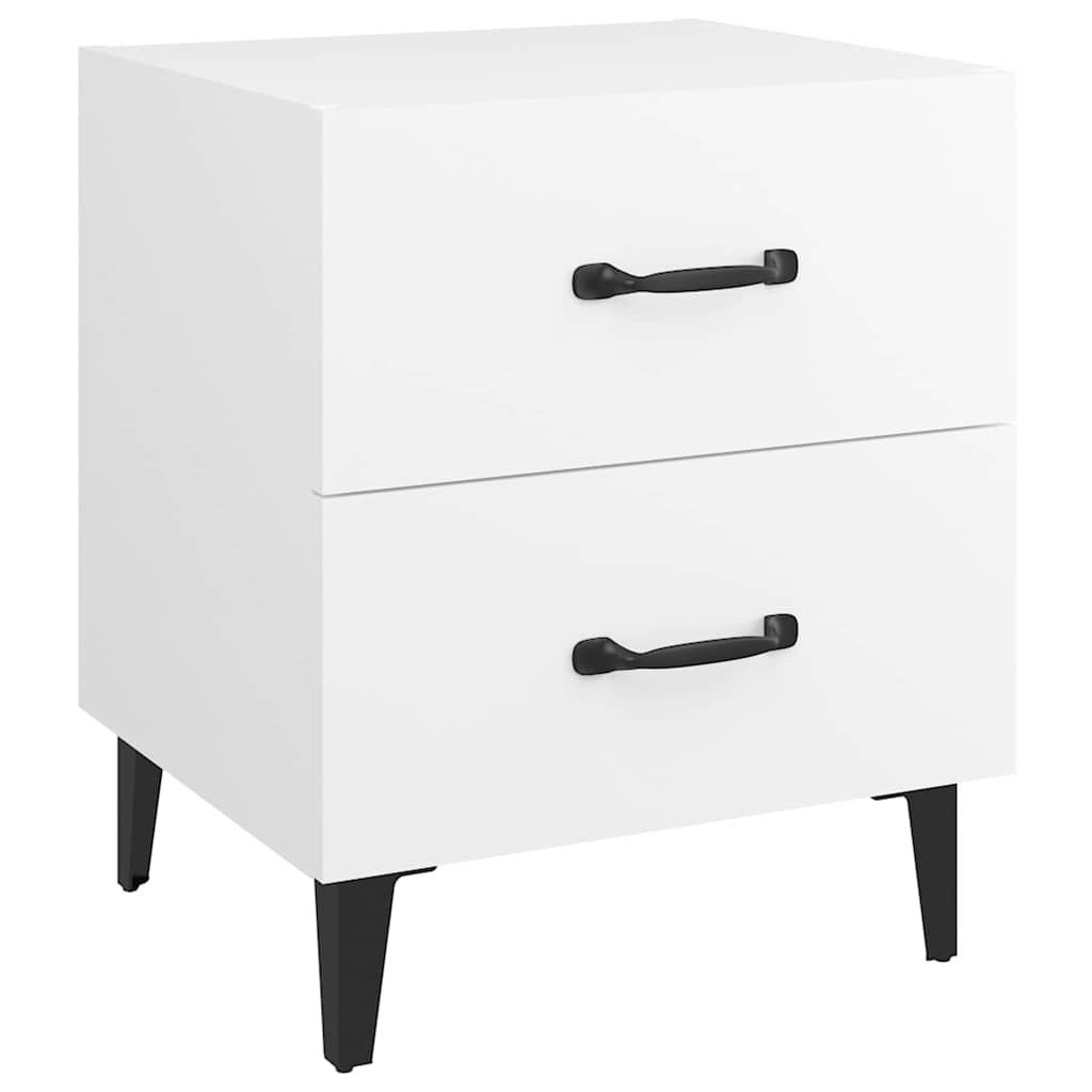 Bedside Cabinet White 40x35x47,5 cm