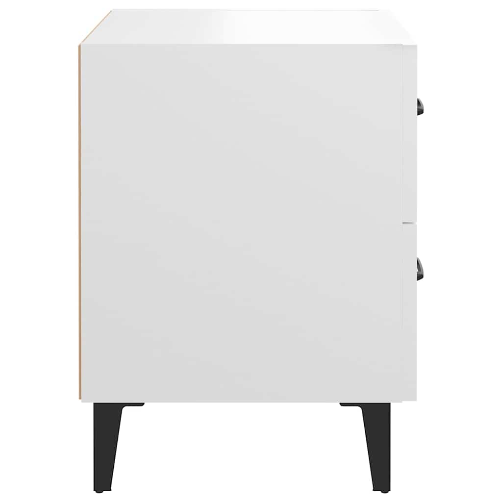 Bedside Cabinet White 40x35x47,5 cm