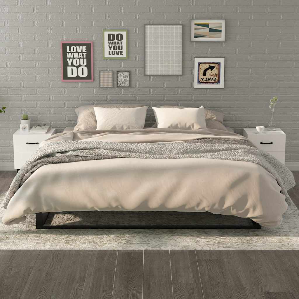 Bedside Cabinets 2pcs White 40x35x47,5 cm
