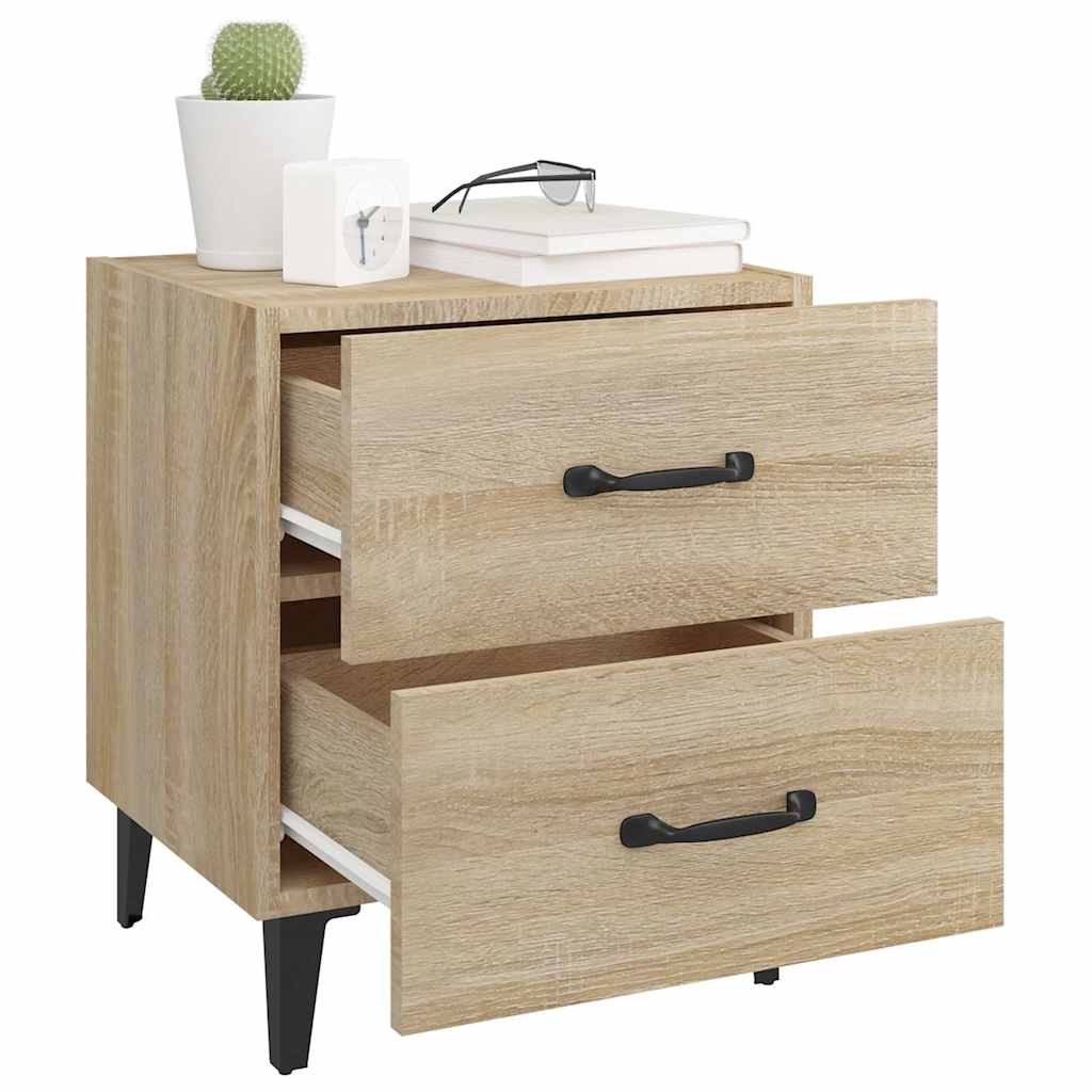 Bedside Cabinets 2 pcs Sonoma Oak 40x35x47,5 cm