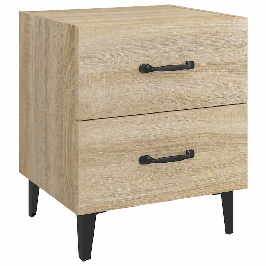 Bedside Cabinets 2 pcs Sonoma Oak 40x35x47,5 cm