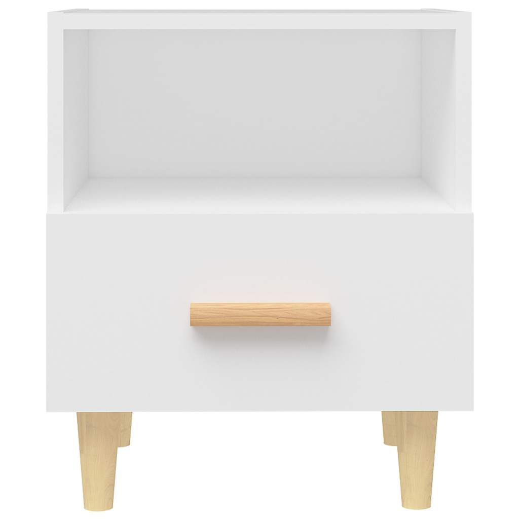 Bedside Cabinet White 40x35x47 cm