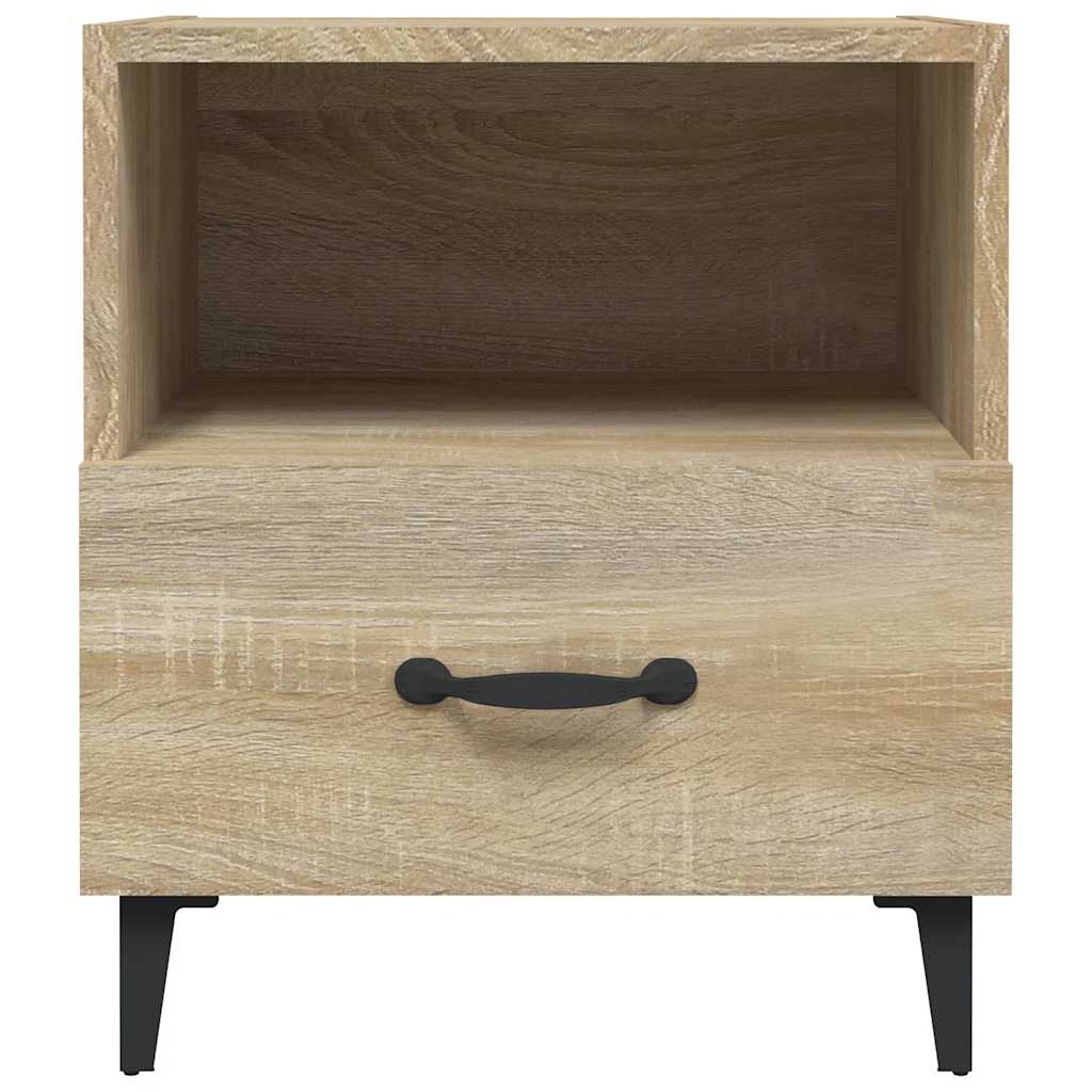 Bedside Cabinet Sonoma Oak Engineered Wood
