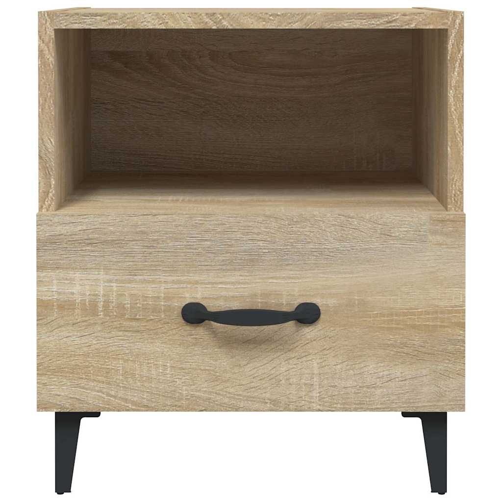 Bedside Cabinet Sonoma Oak Engineered Wood