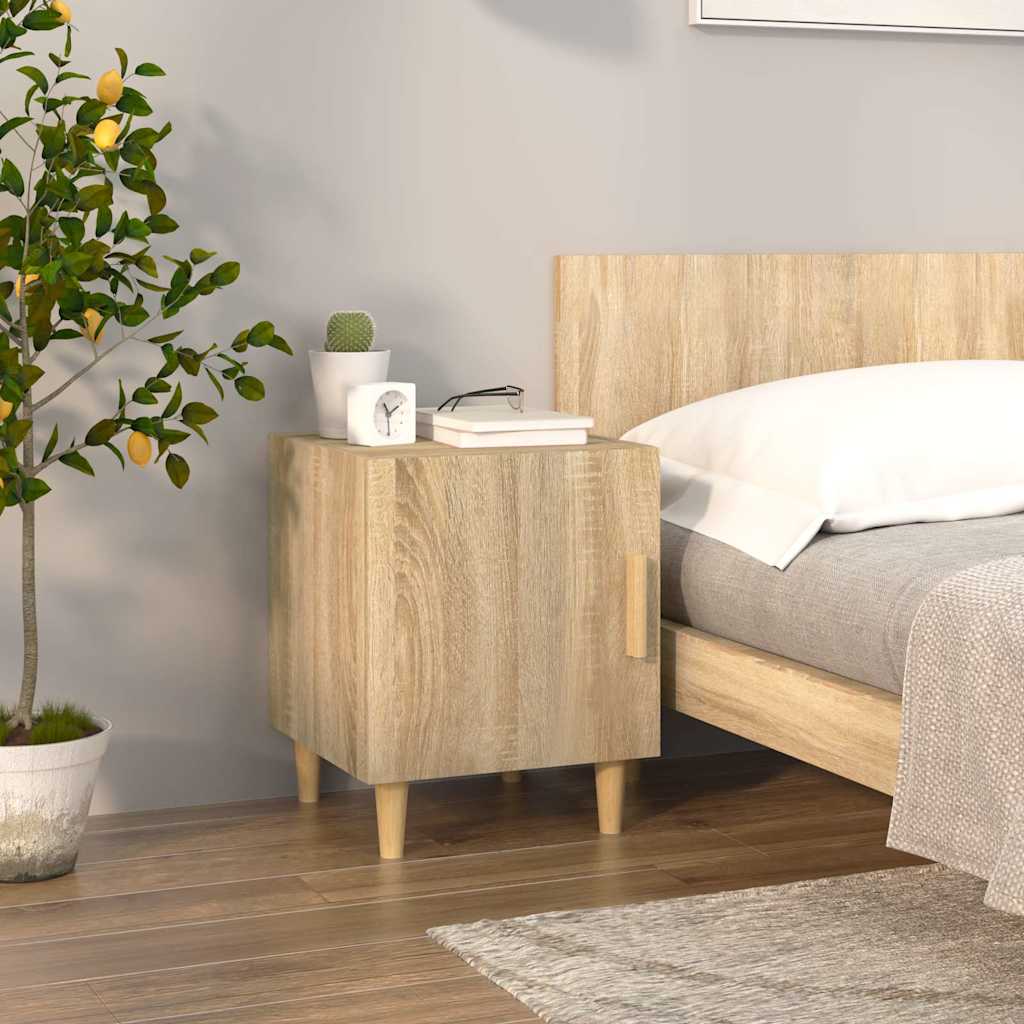Bedside Cabinets 2 pcs Sonoma Oak Engineered Wood