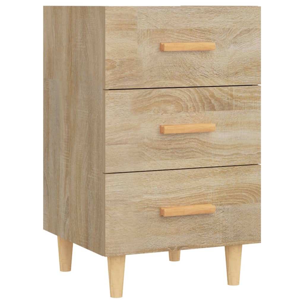 vidaXL Bedside Cabinet Sonoma Oak 40x40x66 cm Engineered Wood