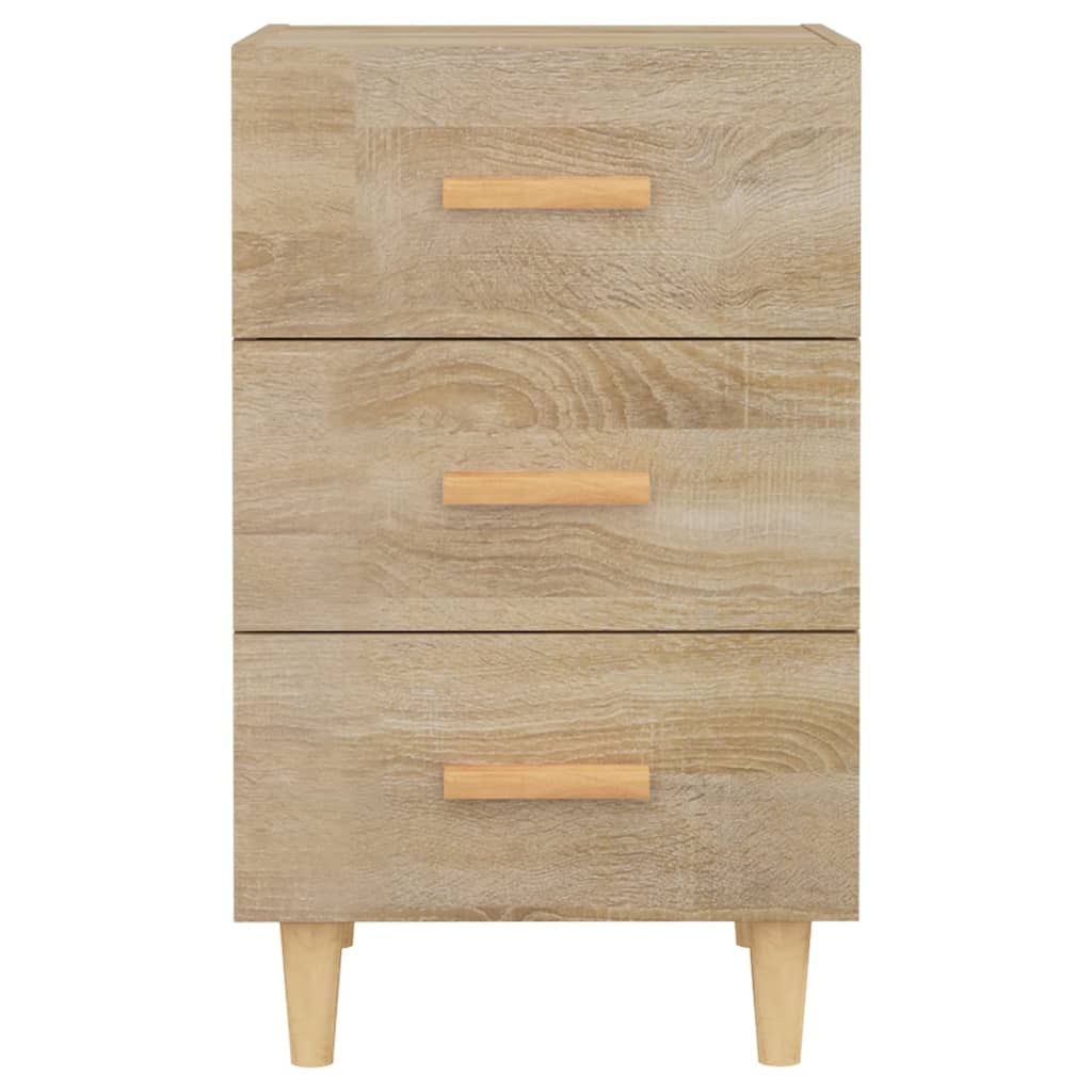 vidaXL Bedside Cabinet Sonoma Oak 40x40x66 cm Engineered Wood