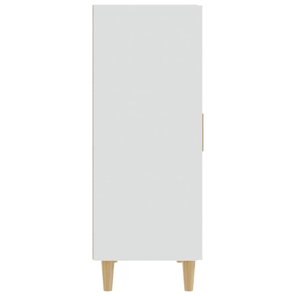 Sideboard White 70x34x90 cm Engineered Wood
