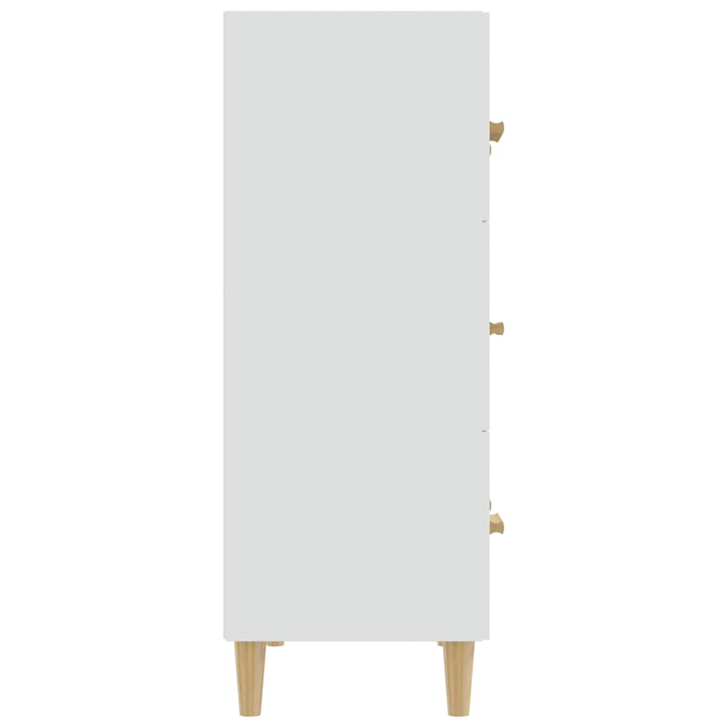 812150 vidaXL Sideboard White 70x34x90 cm Engineered Wood
