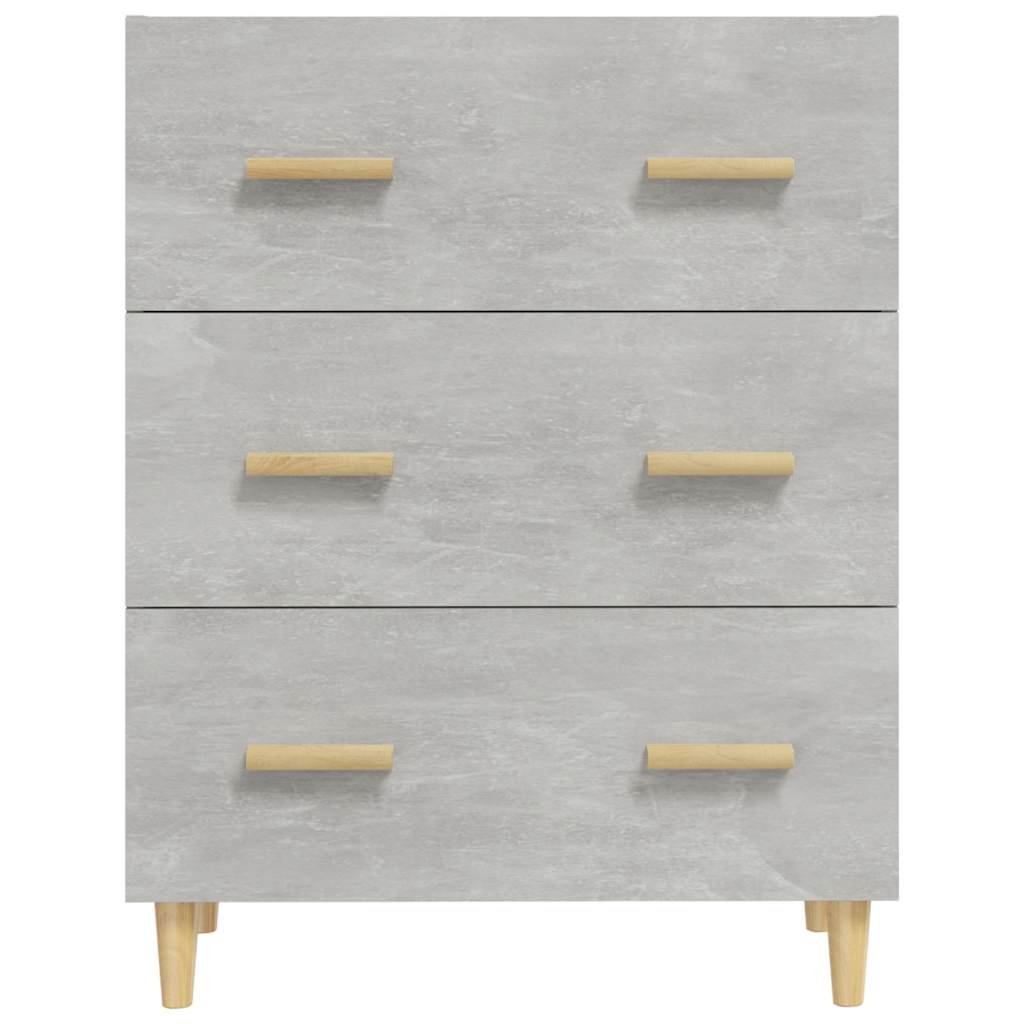 Sideboard Concrete Grey 70x34x90 cm Engineered Wood